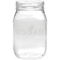 16 Oz. Shindig Glass Jar - Etched
